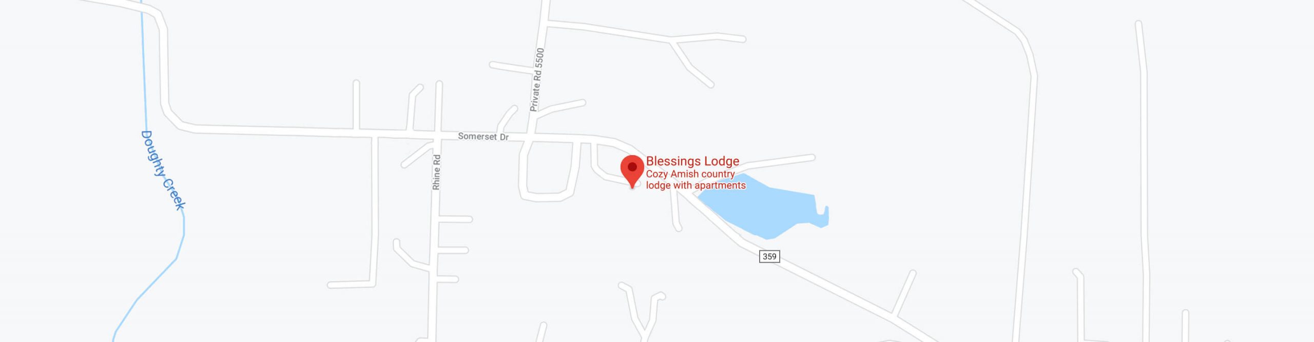 Map of Blessings Lodge