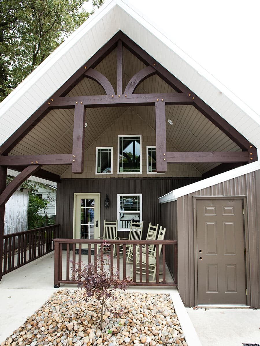 Exterior of Country Bliss Cottage