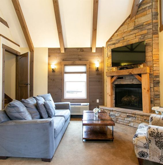 Living Room in Country Bliss Cottage