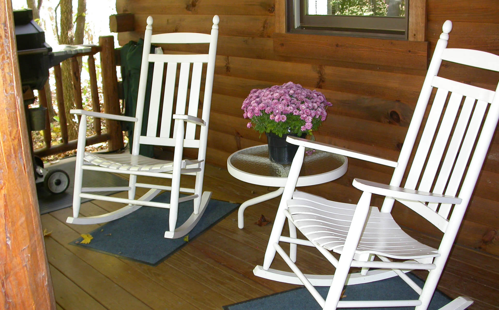 Grapevine Cabin porch