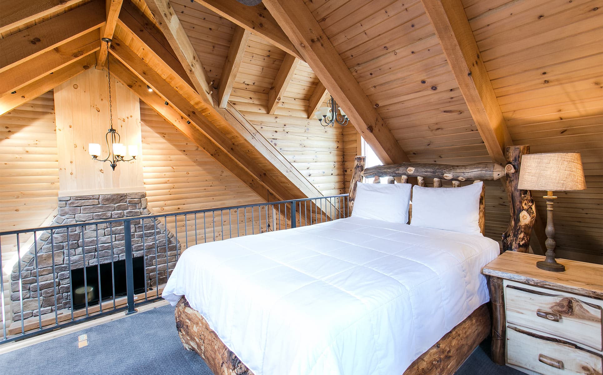 Bed in the loft