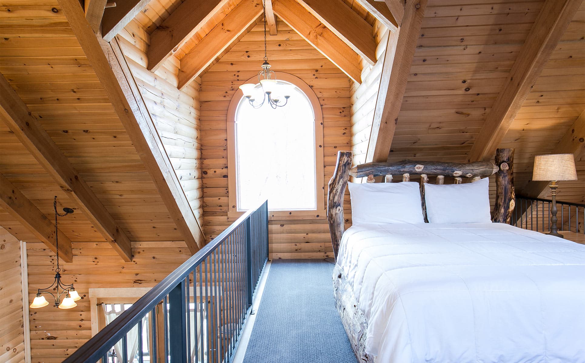 Bed in the loft