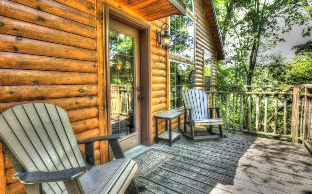 treehouse porch in the treetops