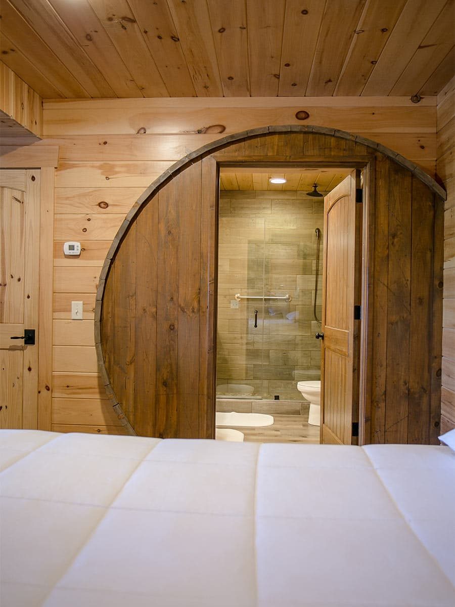 Wine Barrel door