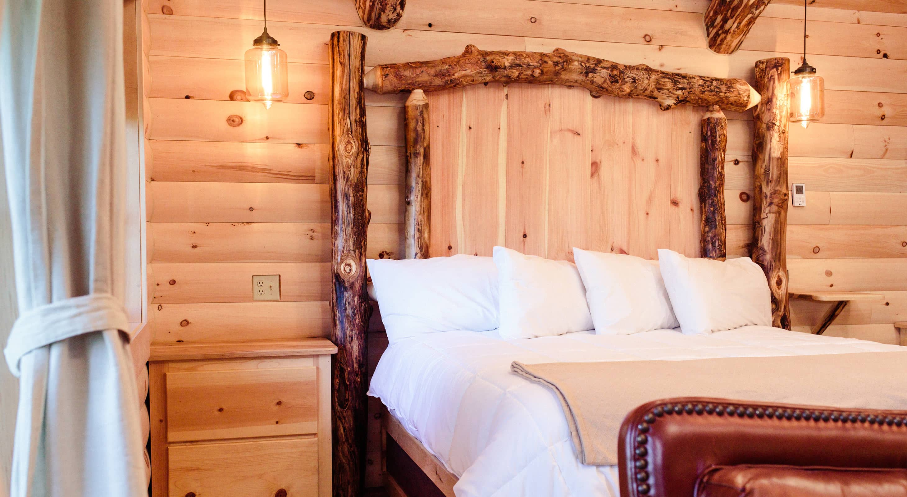 Log Bed in Treehouse #6