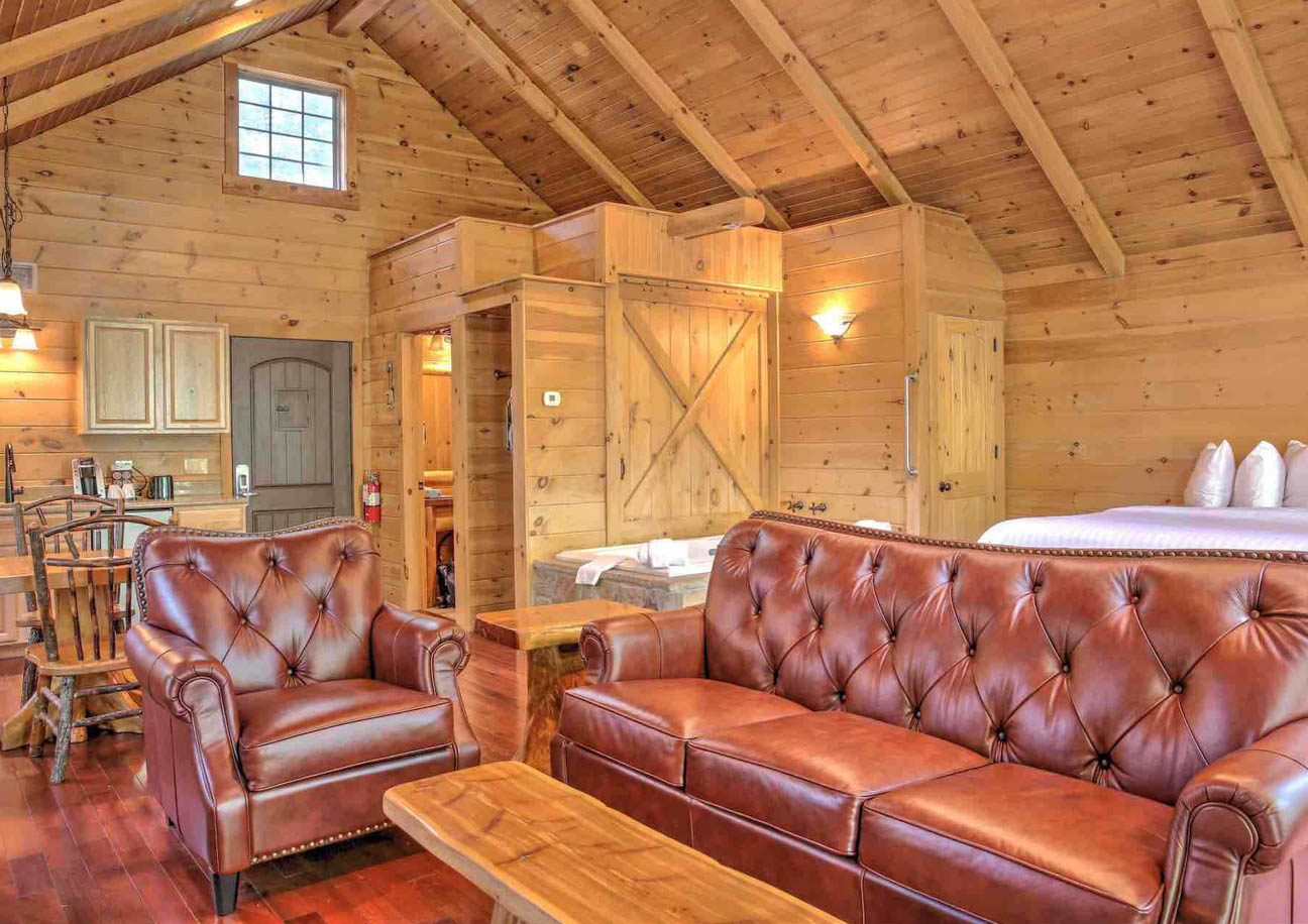 Lofty Willows Treehouse Living Room