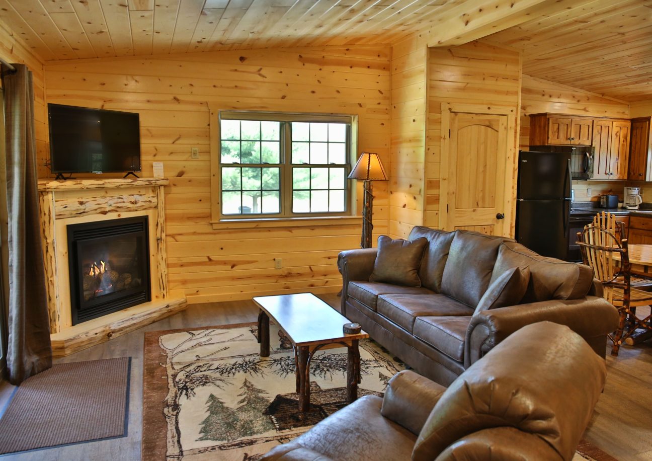 Living room of waterview lodge 1