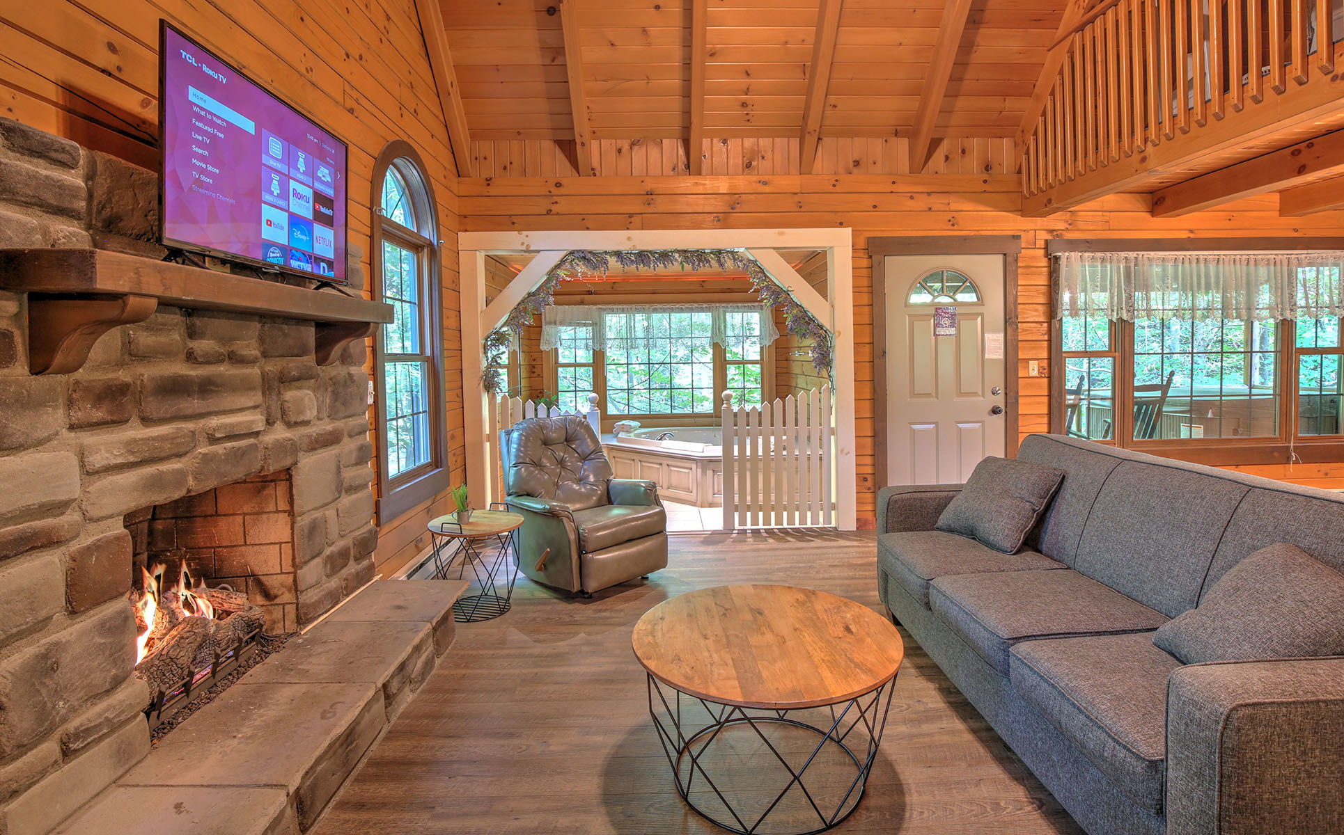 Wild Rose Cabin living room